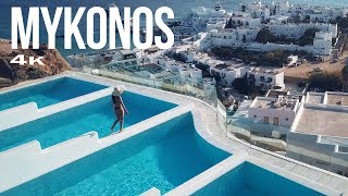 Drone MYKONOS GREECE Earth From Above 4K [upl. by Ertha]