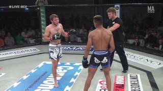 Dom Barnard vs Angelo AJ Antonio  Contenders 16 [upl. by Thissa]