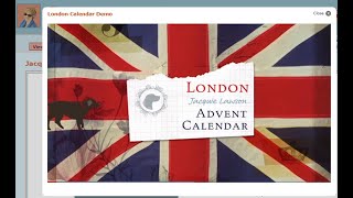 Jacquie Lawson 2011 London Advent Calendar official demo [upl. by Formica]