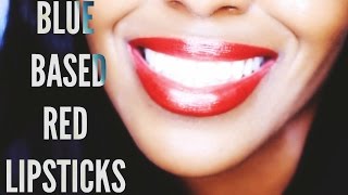 Spring Blue Based Red Lipsticks Swatch amp Review Video I ByBare [upl. by Nani]