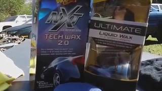 Meguiars nxt tech wax 20 vs meguiars ultimate liquid wax [upl. by Llenoj]