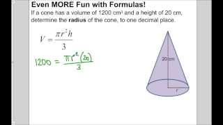 Rearranging Formulas [upl. by Antrim]