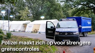 Polizei maakt zich op voor strengere grenscontroles [upl. by Niliram]