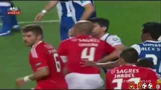 Benfica 3  2 Porto  Taça da Liga  20 Março 2012 [upl. by Rissa]