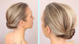 Quick amp Easy Work Hairstyle For Fine Thin Hair In 5 Minutes [upl. by Barclay]