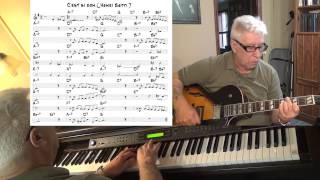 Cest si bon  guitar amp piano jazz cover  Yvan Jacques [upl. by Lomax]