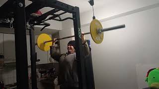 55kg 5x2 Overhead Press 97kg [upl. by Beaudoin]