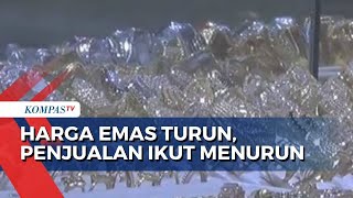 Harga Emas di Kota Jambi Turun Penjualan Juga Menurun Imbas Masalah Global [upl. by Hilten]