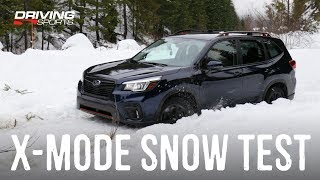 Subaru Dual XMode Explained and Real World Test drivingsportstv [upl. by Lauhsoj205]