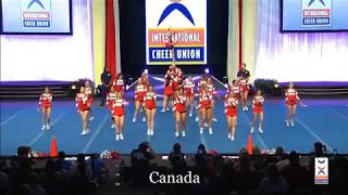 Cheerleading Team Canada Jr All Girl Elite ICU 2018 [upl. by Symer]