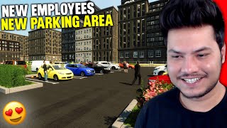 New Employees  New Parking Area  Parking Tycoon Business Simulator [upl. by Aihsema285]