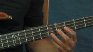 beginner bass guitar lesson bouree jethro tull bach [upl. by Linkoski]