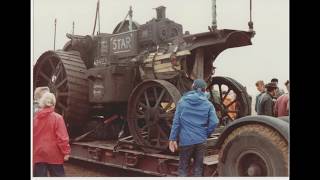 Burrell showmans steam traction engine 3423 quotStarquot appearing at Great Dorset Steam Fair early 80s [upl. by Odnalro]