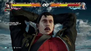 Tekken 7 PS4  Dragunov Rage Art Combo [upl. by Yahc836]