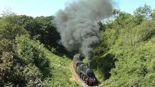 Summer Steam at the North Yorkshire Moors Railway HD [upl. by Heshum]