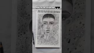 Realistic sketch transition video  Sketchy Portraits viral realistic transition sketch art [upl. by Mordy]