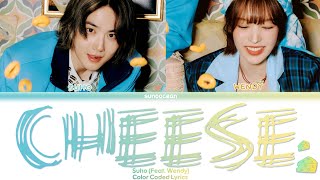 SUHO Cheese ft WENDY Lyrics 수호 치즈 feat WENDY 가사 Color Coded Lyrics [upl. by Akela506]