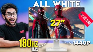 I Found Almost Perfect 1440P Gaming Monitor Under Rs25000  MSI MAG 274QRFW [upl. by Marjy]