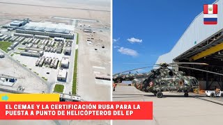 Rusos vienen al Perú para certificar al CEMAE en mantenimiento de helicópteros peru [upl. by Burnside598]