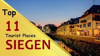 quotSIEGENquot Top 11 Tourist Places  Siegen Tourism  GERMANY [upl. by Gerbold]