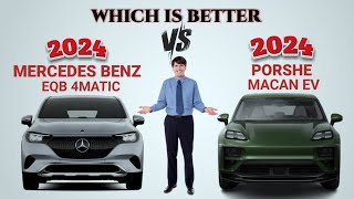 2024 Mercedes benz EQB 500 4matic vs 2024 Porsche Macan 4 electric  EQB vs Macan  Which is better [upl. by Anawahs]