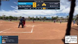 Avalanche  Top Dog Softball 20240609 [upl. by Balfour]