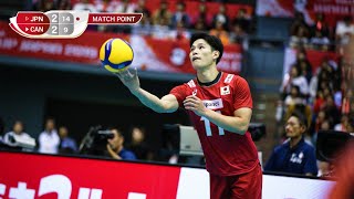 One of the Craziest Volleyball Matches the World Has Ever Seen  Japan vs Canada  World Cup 2019 [upl. by Ayardna]