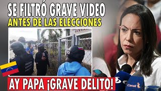 Se filtró GRAVE VIDEO horas antes de las ELECCIONES en VENEZUELA ay papa ¡GRAVE DELITO [upl. by Gun]