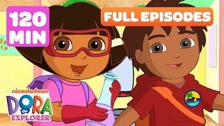 Dora the Explorer Back to School Full Episodes 📚 2 Hours  Dora amp Friends [upl. by Phyllis]