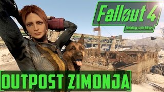 Fallout 4  Building with Mods  Outpost Zimonja  Minuteman Base [upl. by Sherurd]