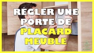 Comment régler une porte de placard meuble [upl. by Vasya342]