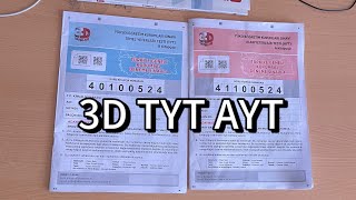 3D TÜRKİYE GENELİ TYT AYT DENEME YORUMUM  yks2024 ilk1000 [upl. by Eugirne]