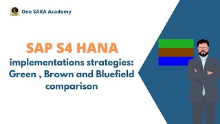 S4HANA implementations strategies Green  Brown and Bluefield comparison [upl. by Martelle]