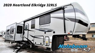 2020 Heartland Elkridge 32RLS Tour  Noteboom RV [upl. by Schlessinger]