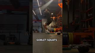 Goblet squats have many benefits 💪🏽 trending fitness gymtips [upl. by Assehc]