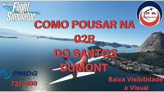 ✈✅ 2023 Pouso na 02R no Santos Dumont [upl. by Dionne]