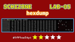 hexdump in x86 assembly  SCHIZONE LAB05 [upl. by Petua404]