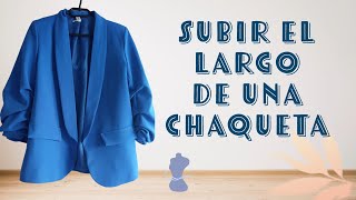 ¡Subir el dobladillo de una chaqueta con un acabado curvo perfecto [upl. by Tedda]