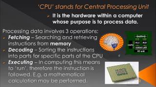 OCR GCSE Computing CPU  Topic 2 OLD COURSE [upl. by Keryt]