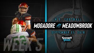 HS Football  Mogadore at Meadowbrook 92118 [upl. by Einafets]