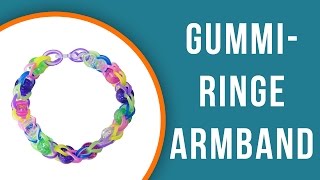 Ein Gummiringe Armband basteln  tolle Bastelidee bei trendmarkt24 [upl. by Aliakam537]