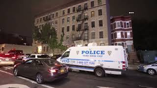 CRIME SCENE UNIT at Fatal Stabbing Incident on Grand Concourse  BRONX [upl. by Joana]