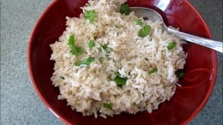 Simple Cilantro Lime Rice Recipe [upl. by Artie]