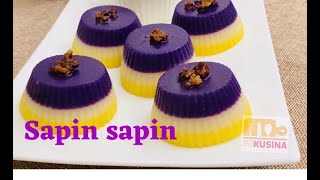 sapin sapin recipe  mini sapin sapin  soft and delicious sapin sapin  ube sapin sapin [upl. by Selma639]