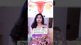 Ovarian cyst and uterus fibroid precautions DrSharmika drsharmika haircare parentingtips [upl. by Mae]