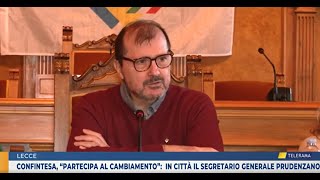 Il Segretario Generale di Confintesa Francesco Prudenzano  TeleRama del 15112024 [upl. by Damaris]