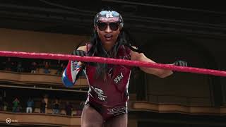 Tasha Steelz vs Kiera Hogan  Atlantic City Street Fight  Hybrid Wrestling Aces Low 2021 [upl. by Irac175]