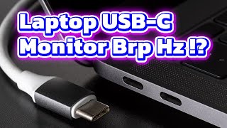 Laptop USBC Monitor Berapa Hertz Ya ⁉️ [upl. by Heddie963]