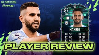 RIYAD MAHREZ 87  Lohnt sich die SBC  FIFA 22 Player Review [upl. by Elrod251]