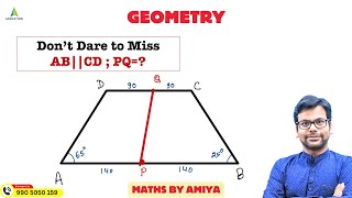 Geometry for CAT Exam  Dont Dare to Miss  Mid Points of Parallel Lines of A Trapezium [upl. by Hermie]